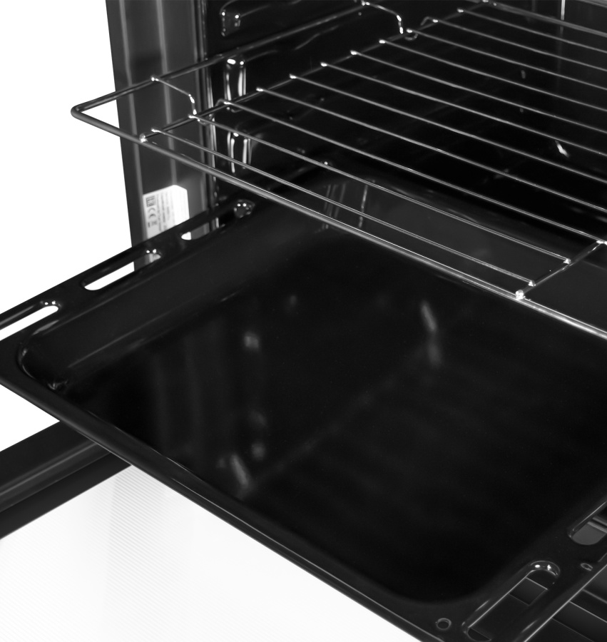 Духовой шкаф EDM 075 BBL, 60 см, стекло, черный, Lex