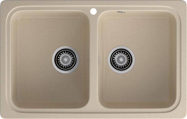 Мойка GranFest STANDART 780K, 786х500 мм, кашемир