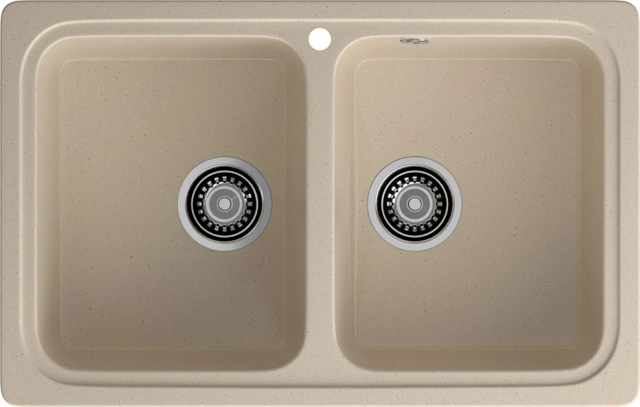 Мойка GranFest STANDART 780K, 786х500 мм, кашемир