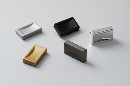 Ручка-кнопка, CМ8, 40х9х25мм, металл, хром