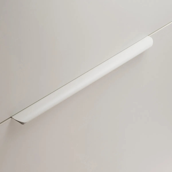 Ручка торцевая, HEXA, 320/360мм, металл, белый матовый, GTV