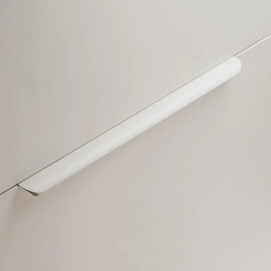 Ручка торцевая, HEXA, 320/360мм, металл, белый матовый, GTV