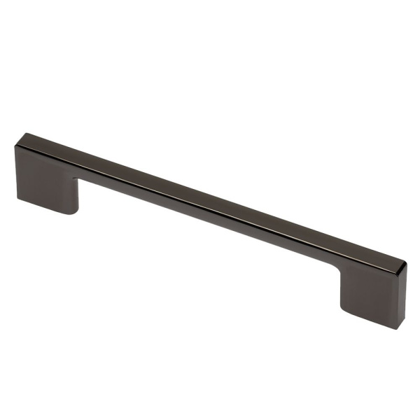 Ручка-скоба, UZ-819, 128мм, металл, черный хром