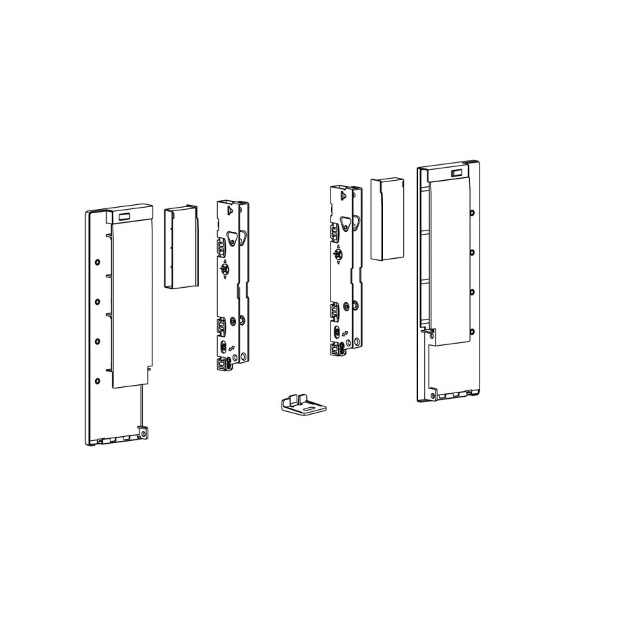Комплект соединителей для передней панели внутр. ящика Inlay с возм. индивид., H187, антрацит