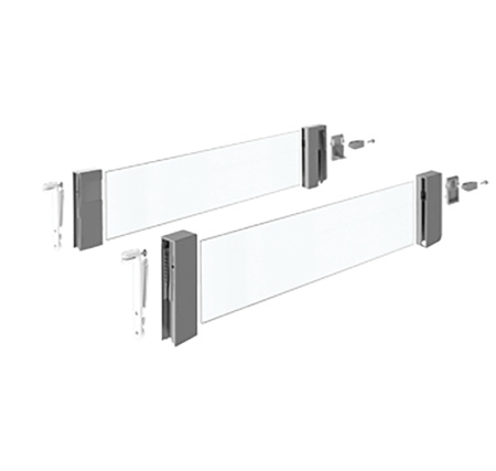 Комплект надставок DesignSide для InnoTech Atira, H176, NL470, стекло, антрацит