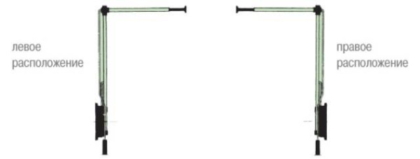 Лифт-пантограф 102/A, 50-60см, односторонний, крепление левое, 12кг
