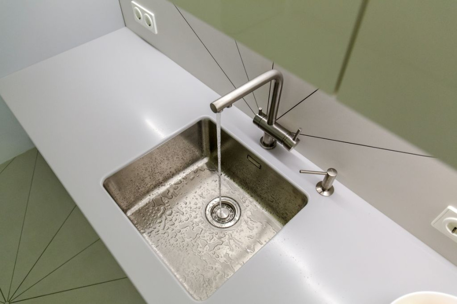 Дозатор для моющего средства OM-02-BN, латунь/нерж. сталь