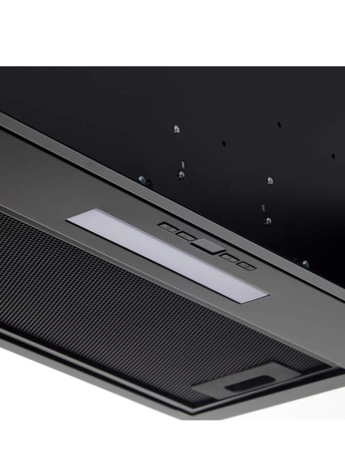 Вытяжка полновстраиваемая Insait Full, 60см, б/угольного фильтра, ПДУ, черный, Konigin