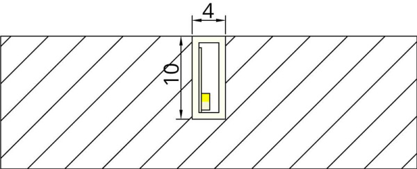 Светильник светодиодный гибкий SILICA, 12V/12W, L=1000мм, 120 диодов/м, каб. 2м, молоч, натур