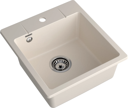 Мойка GranFest URBAN 245, 450х490 мм, белый