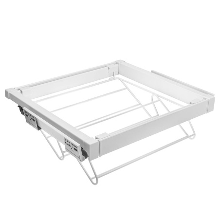 Обувница в шкаф на 800мм, 725х490х160мм, полное выдвижение, с доводчиком, белая