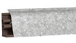 Плинтус LB-38, L=3000мм, стоун бьянко
