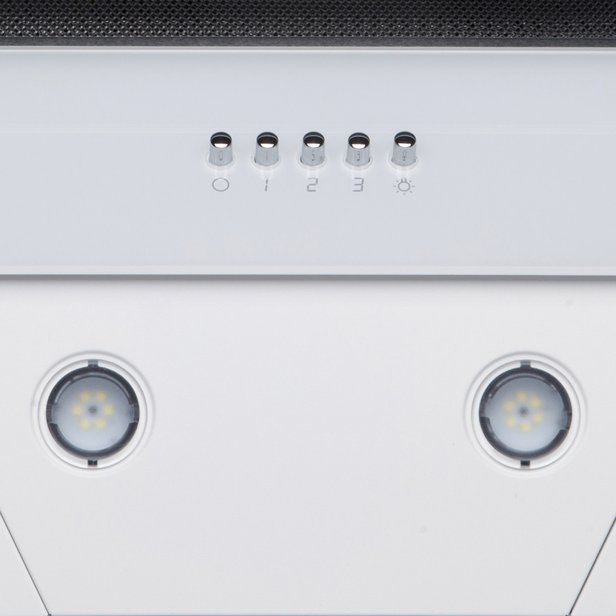 Вытяжка наклонная Oriole White 50, 50 см, без угольн. фильтра, белый, Konigin