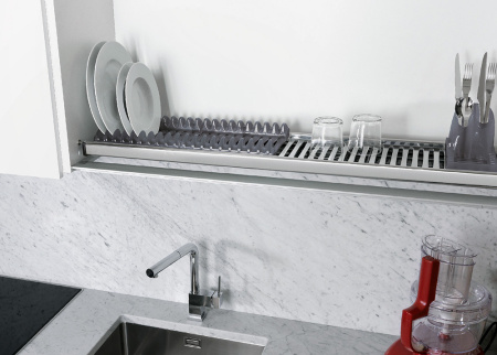 Сушка Modular одноуровневая, 800мм, с поддоном, нержавеющая сталь