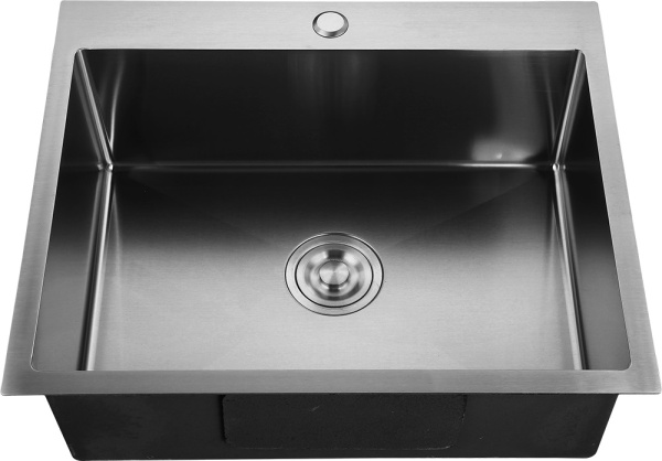 Мойка GranFest METAL 6545, 650х450 мм, нерж. сталь PVD, графит