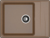 Мойка GranFest LEVEL 660L, 660х500 мм, терракот
