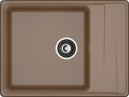 Мойка GranFest LEVEL 660L, 660х500 мм, терракот