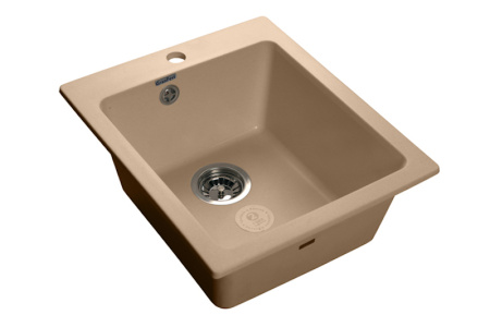 Мойка GranFest PRACTIK 505, 505х427 мм, топаз