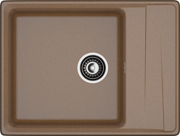 Мойка GranFest LEVEL 660L, 660х500 мм, терракот