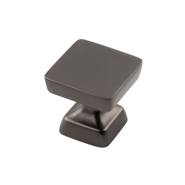 Ручка-кнопка, K-2391 GF, 34х34х28мм, металл, графит