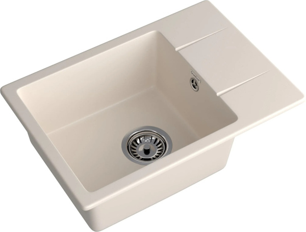 Мойка GranFest URBAN 258L, 580х490 мм, белый