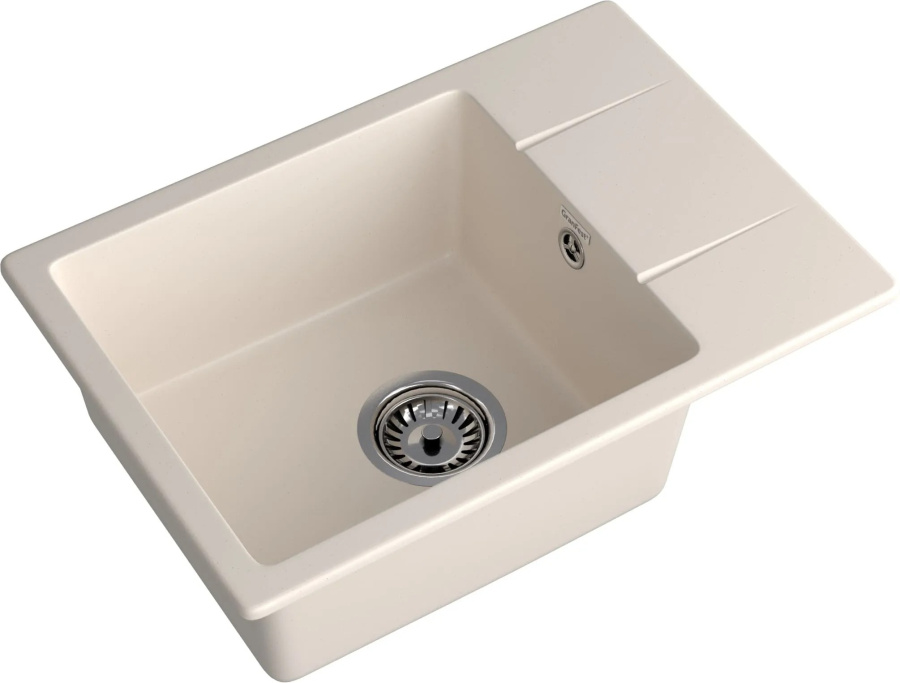 Мойка GranFest URBAN 258L, 580х490 мм, белый