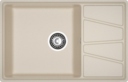 Мойка GranFest VERTEX V-780L, 780х500 мм, кашемир