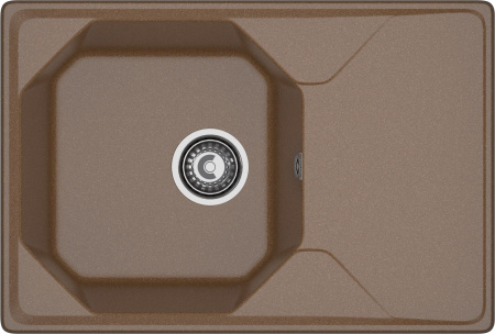 Мойка GranFest UNIQUE U-740L, 740х500 мм, терракот