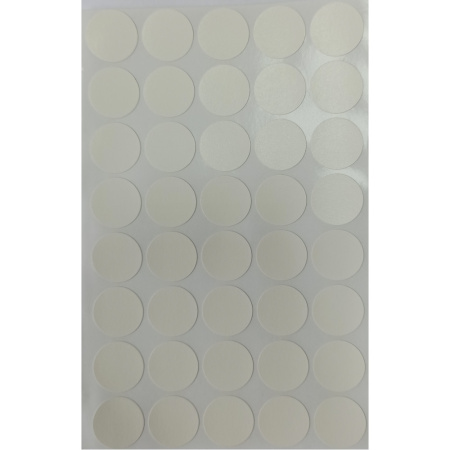 Заглушка самоклейка d=14мм, белый