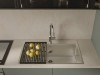Мойка Rivelato RINOX 8050, 800х500х200мм, ролл-мат, доска, коландер, нерж. сталь