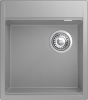 Мойка Rivelato TESORO 455-R, 450х510х200мм, серый металлик