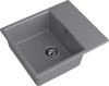 Мойка GranFest URBAN 658L, 580х490 мм, темно-серый