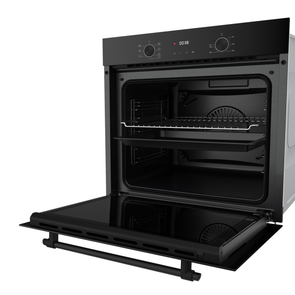 Духовой шкаф EDP 671 BBL MAX, 60 см, стекло, черный, Lex