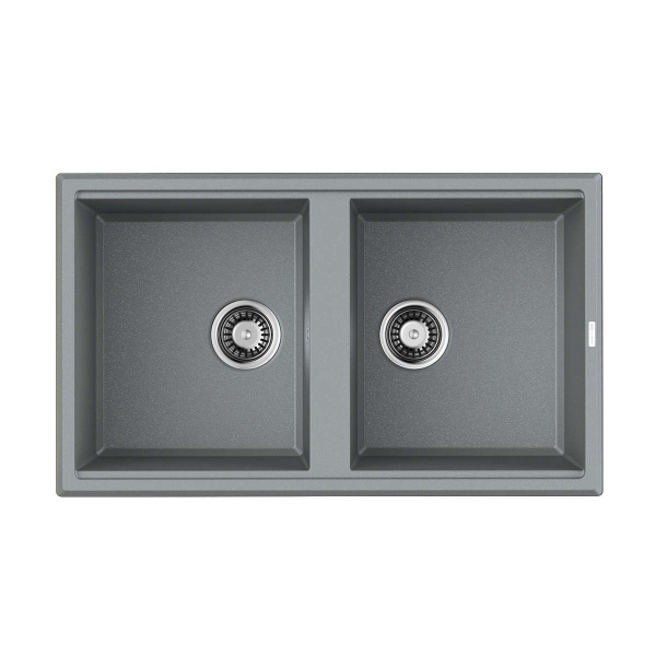 Мойка Tedori 86-2-LB GR, Tetogranit/leningrad grey