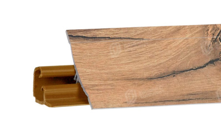 Плинтус LB-23, дуб корсика светлый, 3000мм, Россия