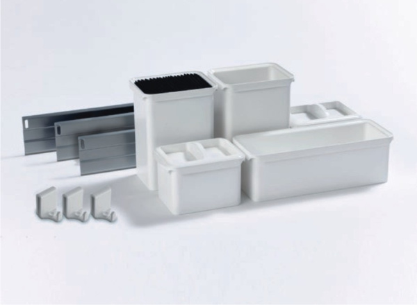 Выдвижная система Диспенса Джуниор Слим/Юбокс №5 в базу 300мм, h=640-728 мм, хром, Kessebohmer