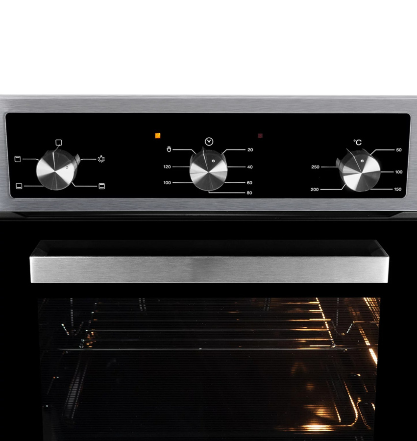 Духовой шкаф EDM 042 IX, 60 см, стекло/нерж. сталь, нерж. сталь, Lex