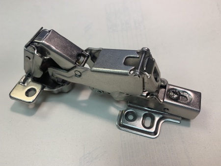 Петля накладная 165*, доводчик, планка, 48мм, clip-on CMF