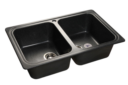 Мойка GranFest STANDART 780K, 786х500 мм, черный