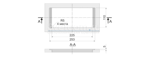 Горизонтальная, 2хEURO+2хUSB A+RJ45+2хHDMI, полуавтомат, черный, 265х118х65мм, металл, GLS