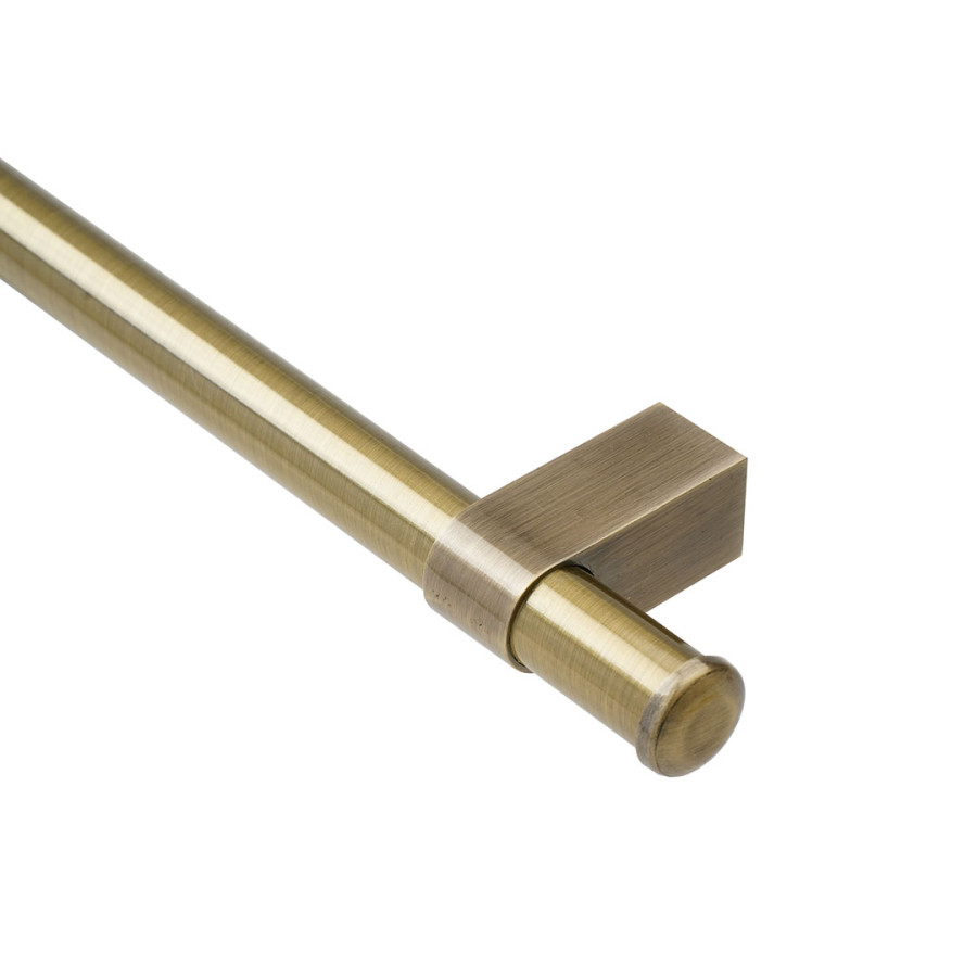 Комплект рейлинга "Модерн", L=1000 мм (2 держателя, 2 заглушки, труба), бронза