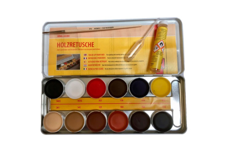 Набор красок для ретуши, 12 тонов