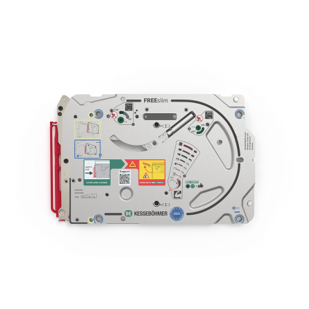 Подъемник Фри Слим Флап (M-L), Ш=200-1200, В=225-650, 0,7-21,3кг, никель
