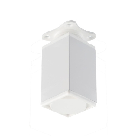 Опора регулируемая, 40х40мм, h= 80мм, алюминий/пластик, белый, GTV