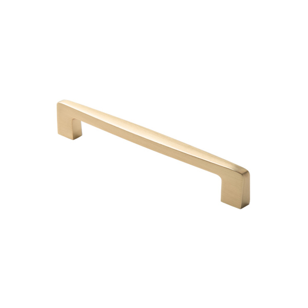 Ручка-скоба, 2626, 128мм, металл, матовое золото