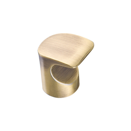 Ручка-кнопка, K-1100 AB, 17х22х24мм, металл, бронза