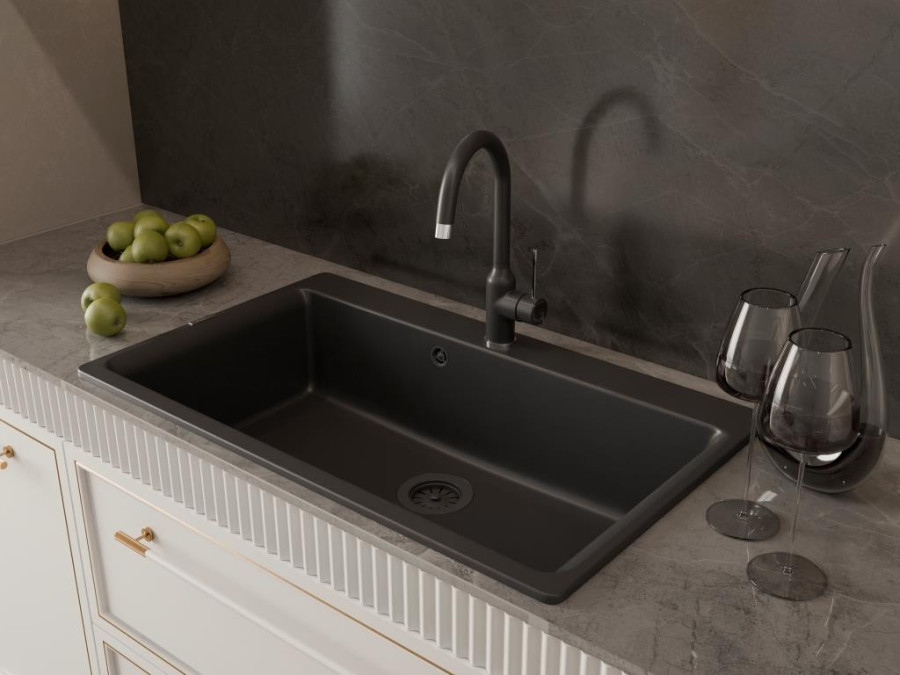 Мойка Rivelato AXEL 90, 870х520x200мм, антрацит