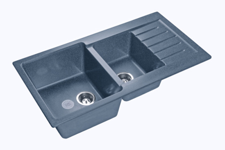 Мойка GranFest PRACTIK 980KL, 977х503 мм, графит