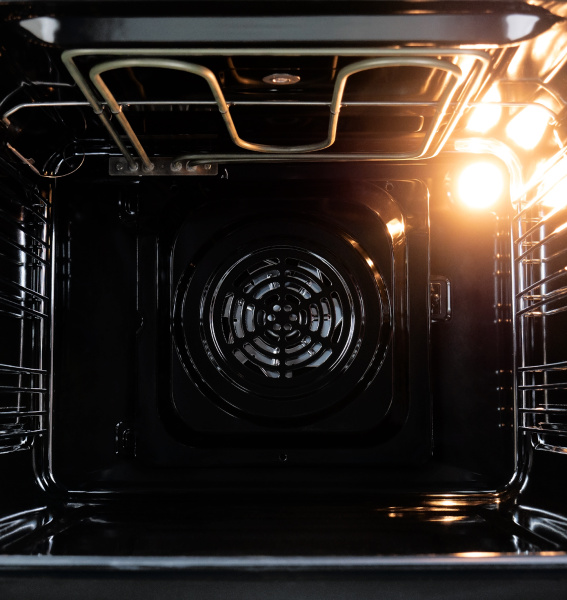 Духовой шкаф EDM 076 BBL, 60 см, стекло, черный, Lex