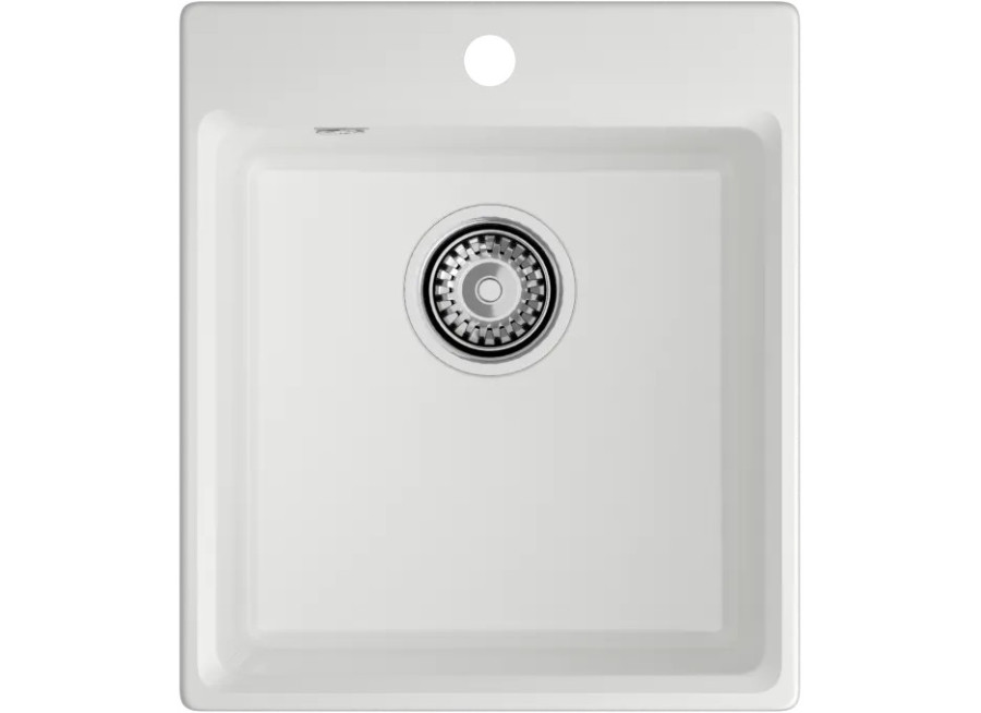 Мойка GranFest LEVEL 420, 420х480 мм, иней